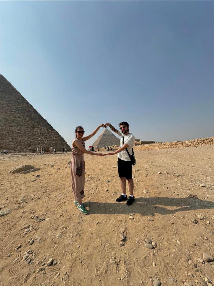 Thoth Pyramids Inn Kafrat al Jabal Bagian luar foto